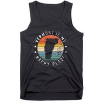 Vermont Is My Happiest Place Vt State Vacation Montpelier Tank Top