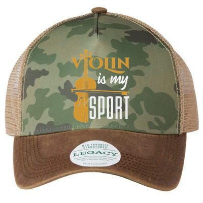 Violin Is My Sport Violinist Violin Player Instrument Legacy Tie Dye Trucker Hat