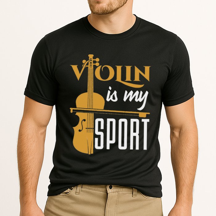 Violin Is My Sport Violinist Violin Player Instrument Performance Shirt