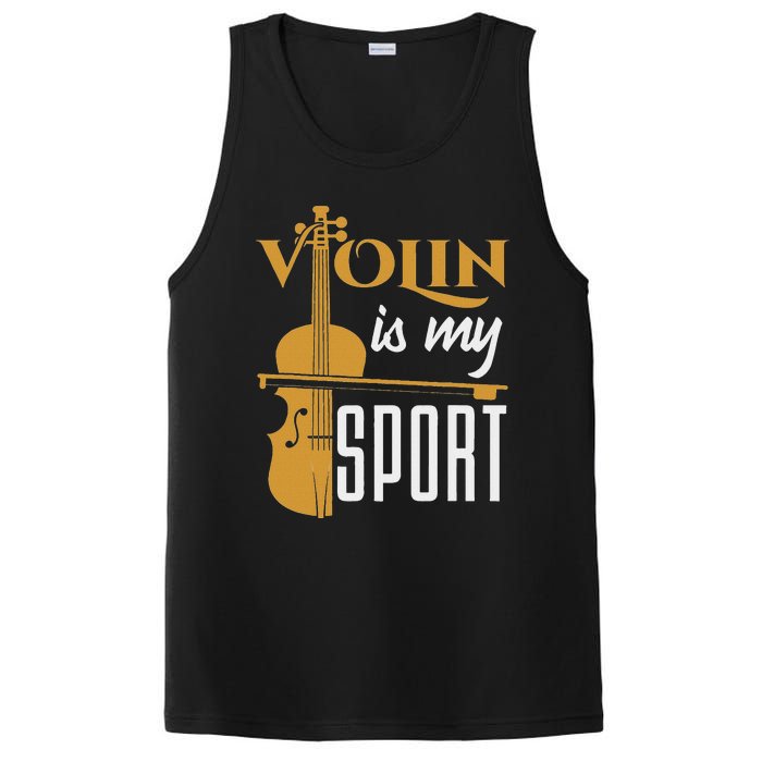 Violin Is My Sport Violinist Violin Player Instrument PosiCharge Competitor Tank