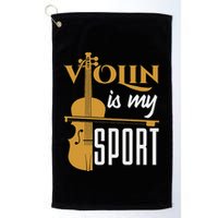 Violin Is My Sport Violinist Violin Player Instrument Golf Towel