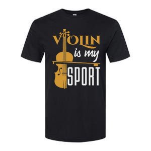 Violin Is My Sport Violinist Violin Player Instrument Softstyle CVC T-Shirt