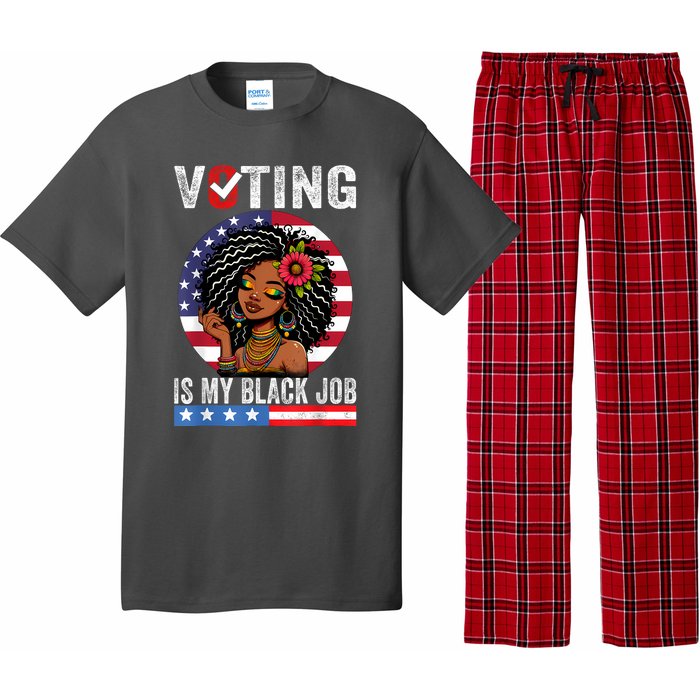 Voting Is My Black Job Pajama Set