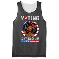 Voting Is My Black Job Mesh Reversible Basketball Jersey Tank