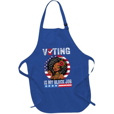 Voting Is My Black Job Full-Length Apron With Pockets