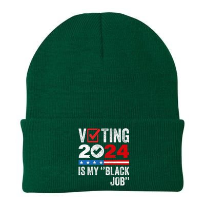 Voting Is My Black Job Knit Cap Winter Beanie