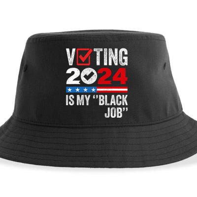 Voting Is My Black Job Sustainable Bucket Hat