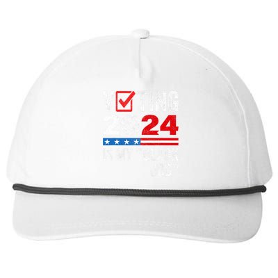 Voting Is My Black Job Snapback Five-Panel Rope Hat