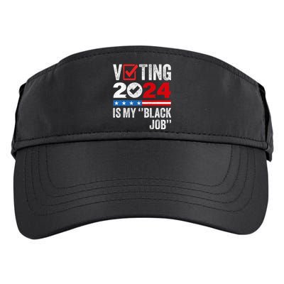 Voting Is My Black Job Adult Drive Performance Visor