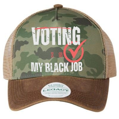 Voting Is My Black Job Legacy Tie Dye Trucker Hat