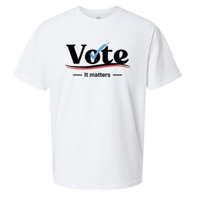 Vote It Matters Sueded Cloud Jersey T-Shirt