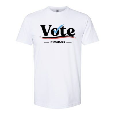 Vote It Matters Softstyle CVC T-Shirt