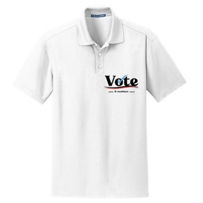 Vote It Matters Dry Zone Grid Polo