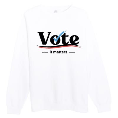 Vote It Matters Premium Crewneck Sweatshirt