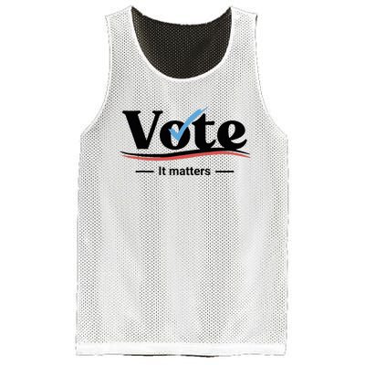 Vote It Matters Mesh Reversible Basketball Jersey Tank