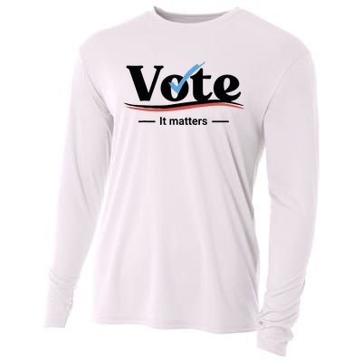 Vote It Matters Cooling Performance Long Sleeve Crew