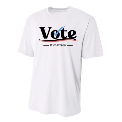 Vote It Matters Performance Sprint T-Shirt