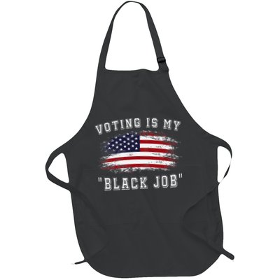 Voting Is My Black Job Empowerment Full-Length Apron With Pockets