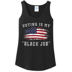 Voting Is My Black Job Empowerment Ladies Essential Tank