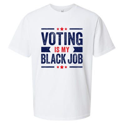 Voting Is My Black Job Sueded Cloud Jersey T-Shirt