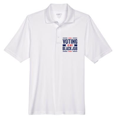 Voting Is My Black Job Men's Origin Performance Piqué Polo