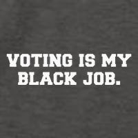 Voting Is My Black Job Vector Backpack