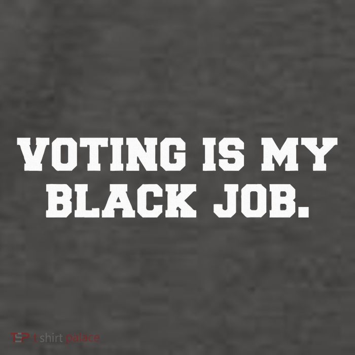 Voting Is My Black Job Vector Backpack