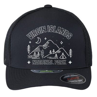 Virgin Islands National Park Explore Adventure Camp Mountain Flexfit Unipanel Trucker Cap