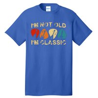 Vintage I'm Not Old I'm Classic Guitar For Dad Grandpa Tall T-Shirt