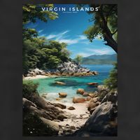 Virgin Islands National Park 7 Panel Mesh Trucker Snapback Hat