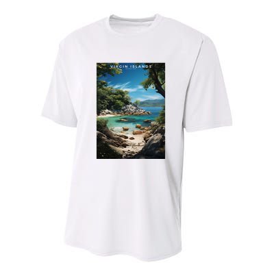 Virgin Islands National Park Youth Performance Sprint T-Shirt
