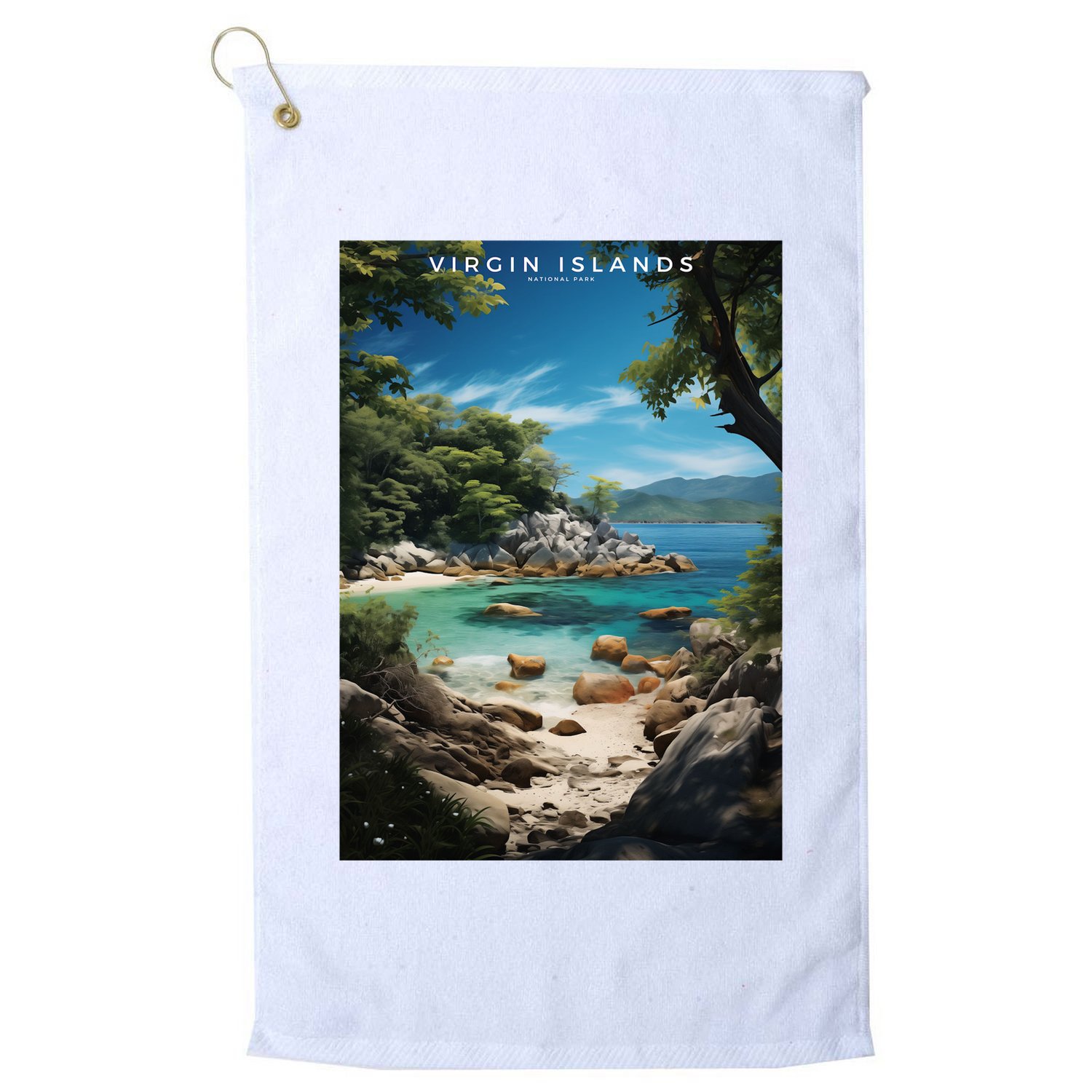 Virgin Islands National Park Golf Towel