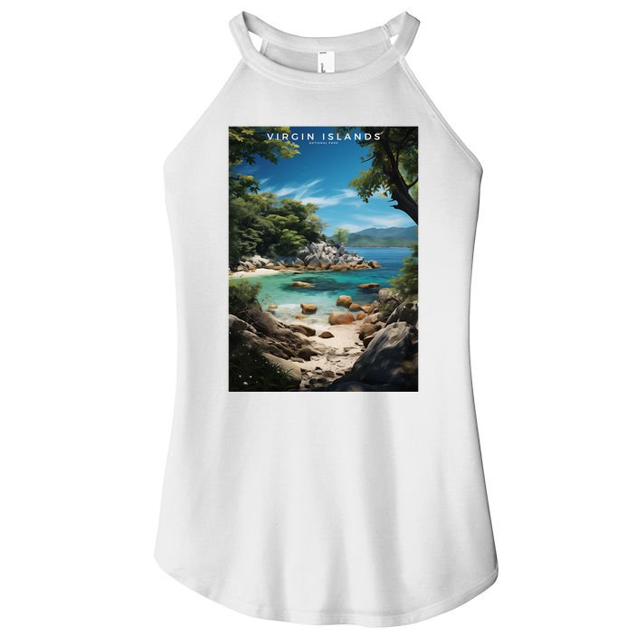 Virgin Islands National Park Women's Perfect Tri Rocker Tank