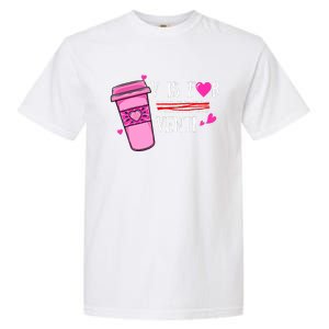 V Is Not For Valentine But Venti Coffee Funny Valentines Day Garment-Dyed Heavyweight T-Shirt