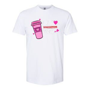 V Is Not For Valentine But Venti Coffee Funny Valentines Day Softstyle CVC T-Shirt