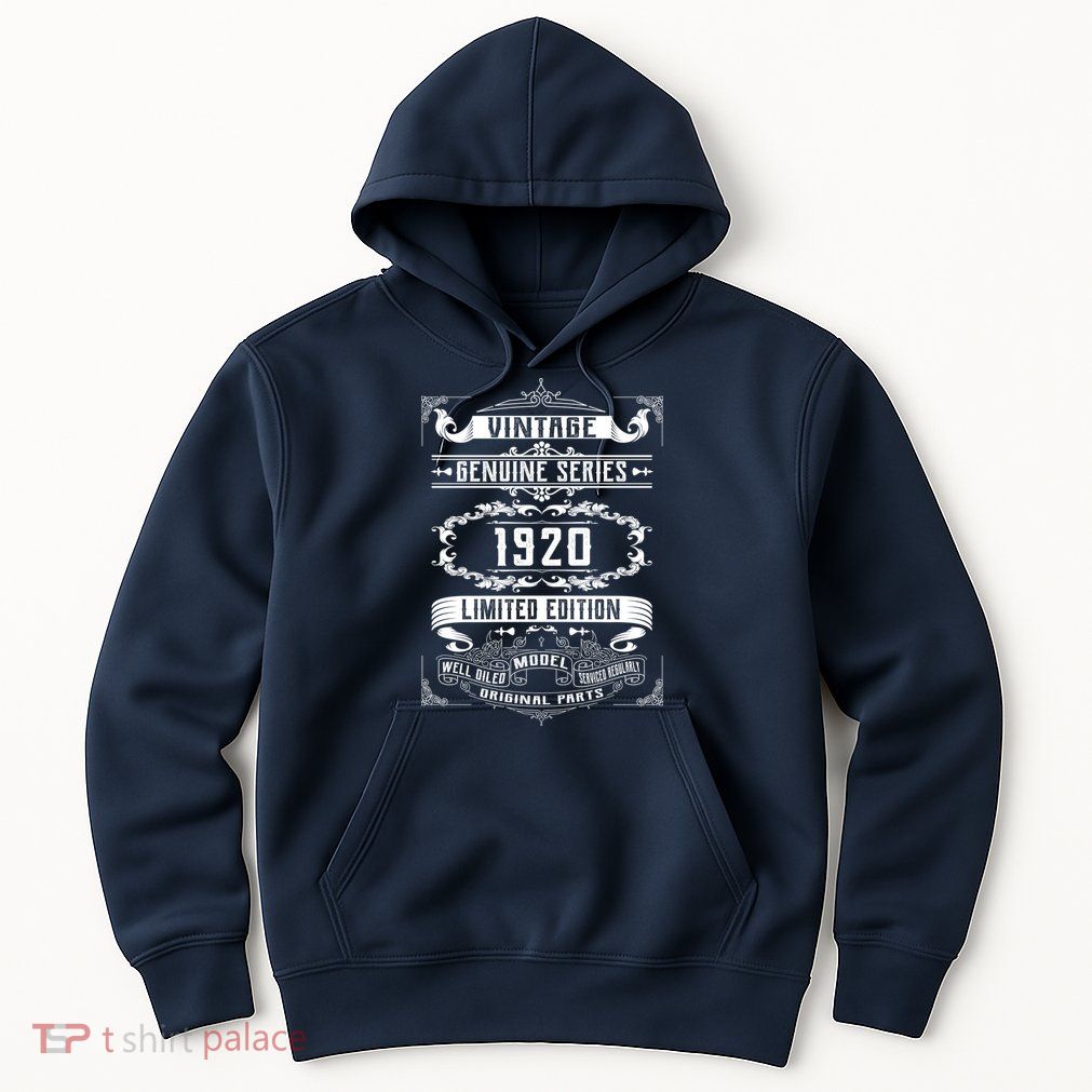 Vintage 100th Birthday Genuine Series 1920 Hoodie