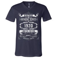 Vintage 100th Birthday Genuine Series 1920 V-Neck T-Shirt