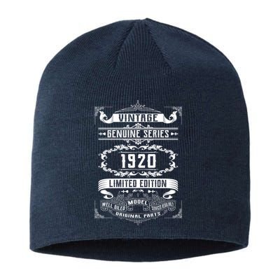 Vintage 100th Birthday Genuine Series 1920 Sustainable Beanie