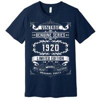 Vintage 100th Birthday Genuine Series 1920 Premium T-Shirt