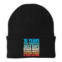 Vintage 10th Birthday 10 Years Old Being Awesome Beanie