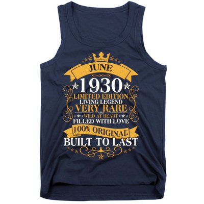 Vintage 1930 Limited Edition June Birthday Tank Top