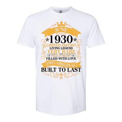 Vintage 1930 Limited Edition June Birthday Softstyle CVC T-Shirt