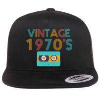 Vintage 1970's Music Tape Flatbill Hat