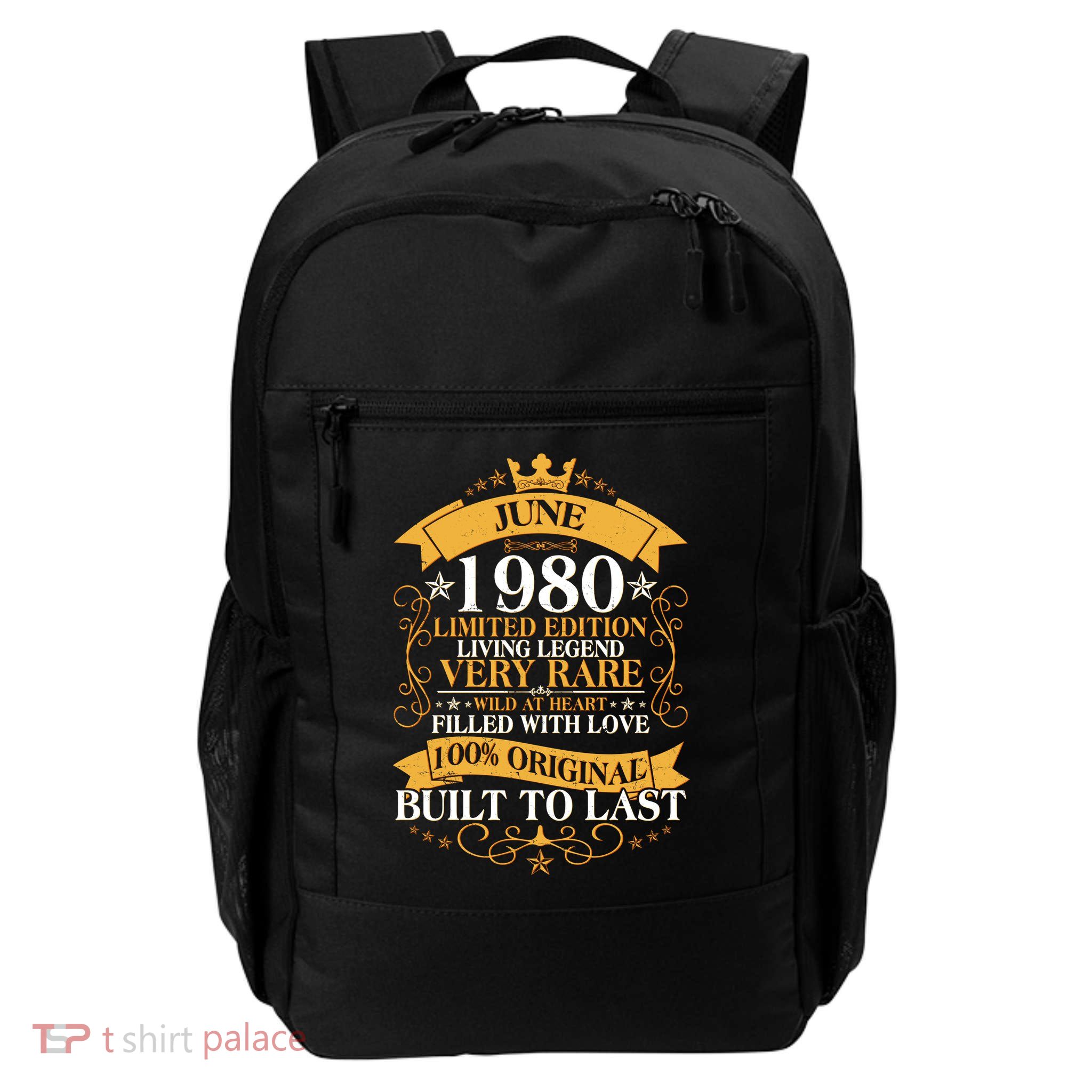 Vintage 1980 Limited Edition June 40th Birthday Backpack