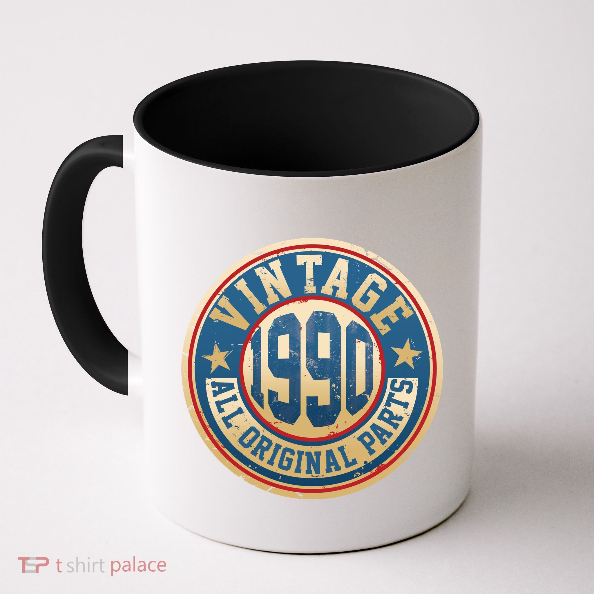 Vintage 1990 All Original Parts 30th Birthday Mug