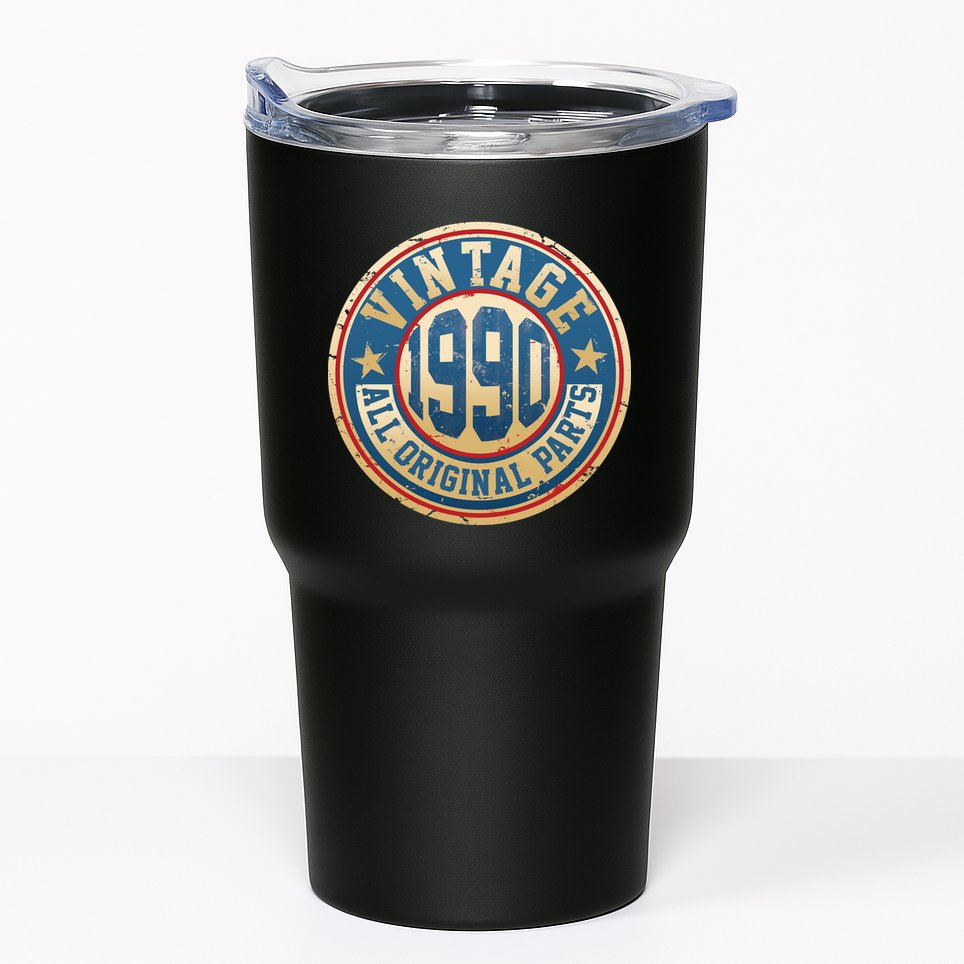 Vintage 1990 All Original Parts 30th Birthday Tumbler