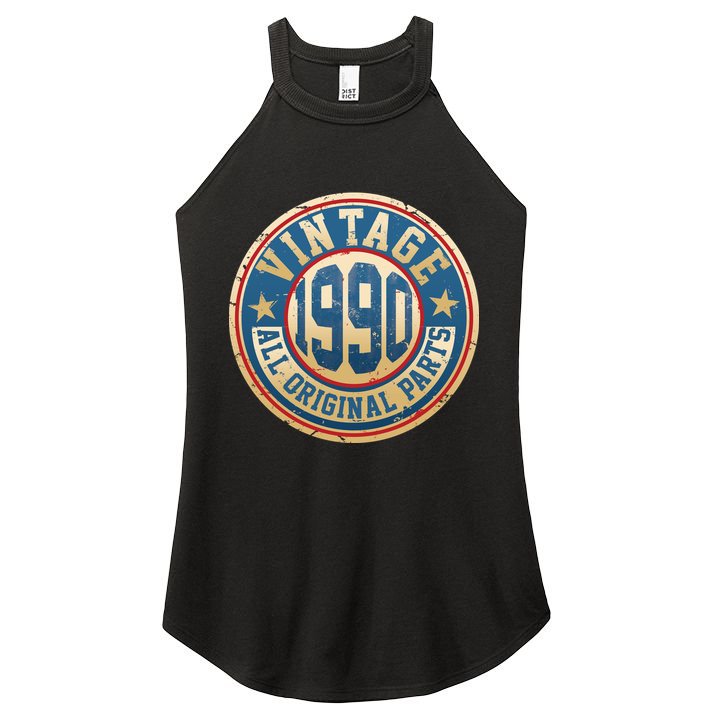 Vintage 1990 All Original Parts 30th Birthday Women's Perfect Tri Rocker Tank