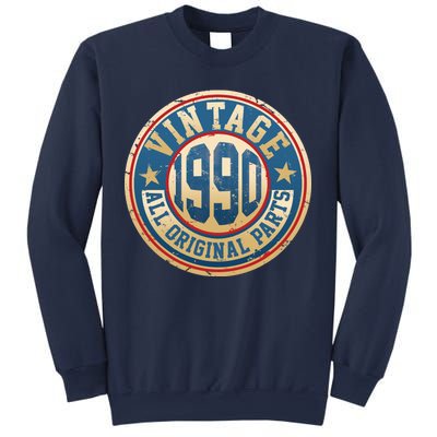 Vintage 1990 All Original Parts 30th Birthday Sweatshirt