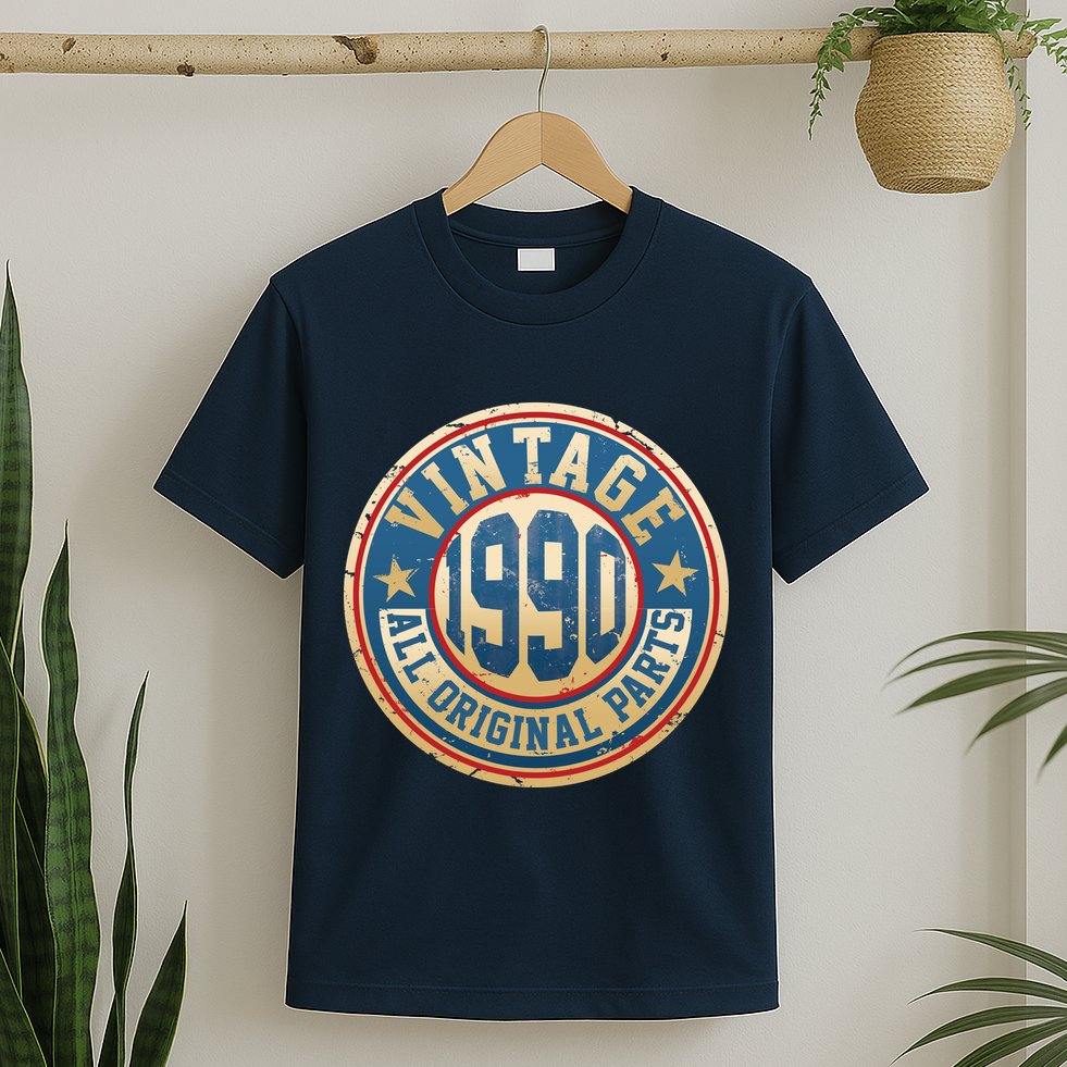Vintage 1990 All Original Parts 30th Birthday T-Shirt