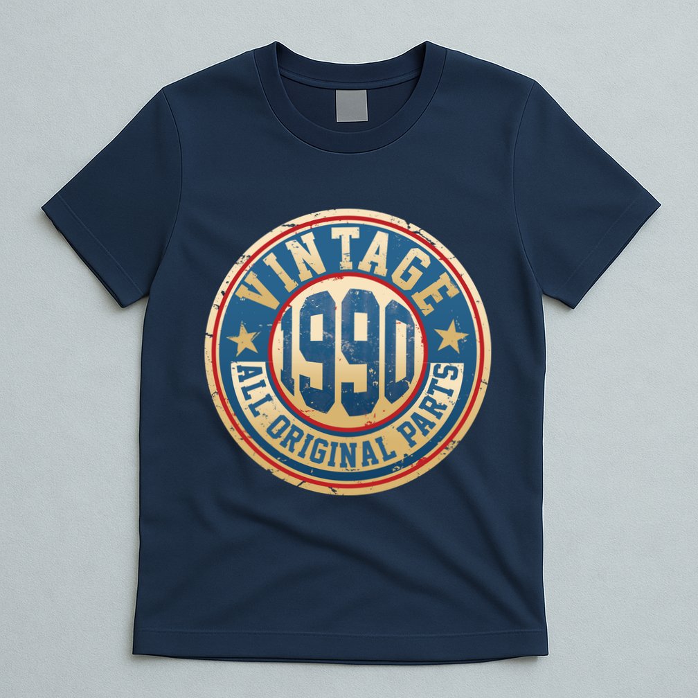 Vintage 1990 All Original Parts 30th Birthday T-Shirt